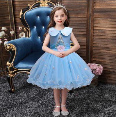 China 2021 New Girls' Lace Girls' Dress Suit Banquet Baby Party Costume Sweet Embroidered Sweet Girl Dress 0-3 Years Girls for sale