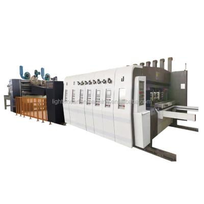 China Automatic Corrugated Cardboard Box Making Machine Printer for Carton Box Slotter Die Corrugated Cutter Folding Sticky Tying Machine Cardboard Bundle Machine for sale