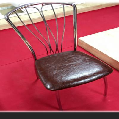 China Modern Leg Type Metal Office /PU/PVC Dining Chair BR-2#/electroplating/spraying for sale