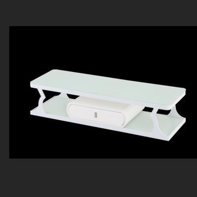 China DINING TABLE tempered modern popular clear glass top table TV cabinet BR-T075# for sale