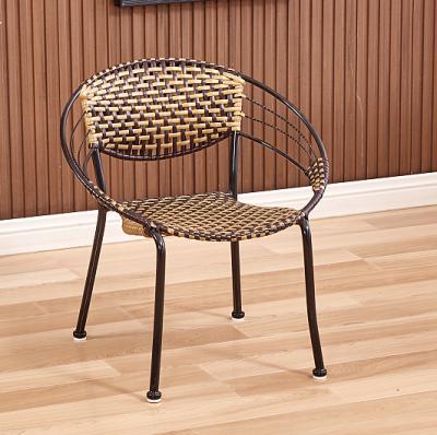 China New simple style of Morden BO-royce processing imitation rattan plastic chairs BR-OD-05 for sale