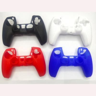 China Game Protector Soft Silicone Gel Case Rubber Cover for Ps5 Controller Silicone Skin Cover for Playstation5 Ps5 Shell Case Stick Grip for sale