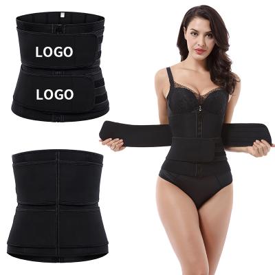 China Brand Antibacterial Seamless Sauna Wrap Belt Neoprene Brand Logo Bandage Plus Size Fitness Waist Trainer For Women New for sale