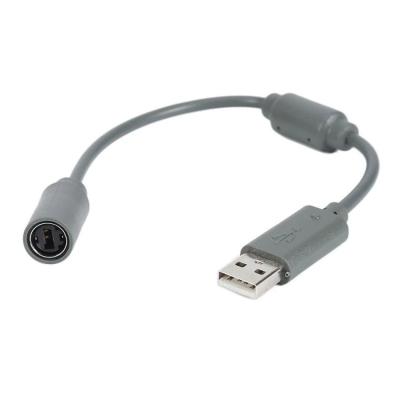 China Detached Converter Controller USB Cable Wired Cable Convrter Cord For Xbox 360 for sale