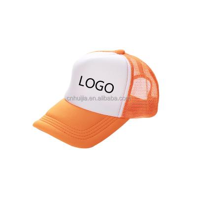 China COMMON Trucker Hat 5 Panel Logo Factory Outlet Hot Seller Custom Foam Mesh Trucker Cap for sale