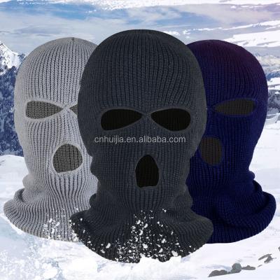 China High Quality Warm Hip-hop Winter Single-hole COMMON Headgear A Face Protection, Cold Wind Outdoor Riding Knitted Mask, Funny Baotou Hat for sale