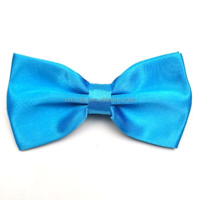 China Factory direct sale low MOQ customer demand cotton men's blue bow tie for custom for sale