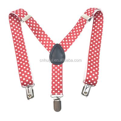 China New Best Quality Fashion Elastic Style Personalized Valentine Gift Leather Little Girl Suspenders for sale