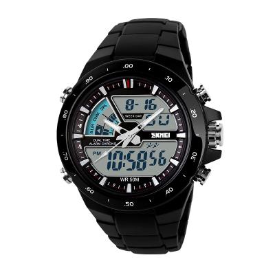 China Skmei 1016 Alarm Skmei 1016 Mens LED Digital Quartz Wrist Watch Cheapest New Fashion Silicone Waterproof Sports Watch for sale