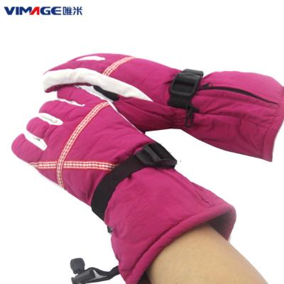 China Winter Ski Gloves Waterproof Heated Superior Lush Thick Ski Gloves Adult Heated Gloves Battery With Tajarly for sale