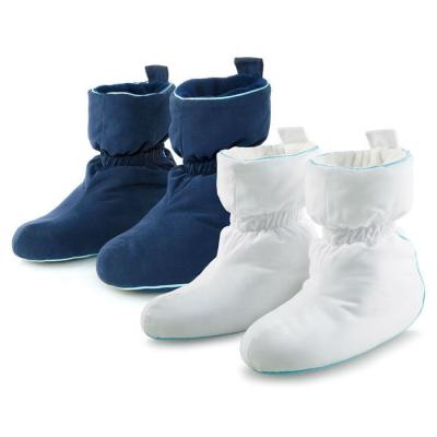 China Winter Polyester Heated Foot Warmer Electrically Rechargeable Washable Multi Function Battery Heated Clogs for sale