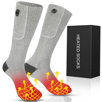 China Wholesale Breathable Winter Electric Rechargeable Washable Battery Heated Comfortable Socks Kit For Women And Men for sale