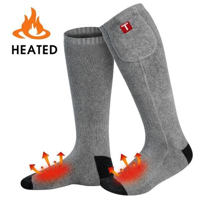 China Heating Anti-Fault Boots Rechargeable Battery Warm 100% Cotton Breathable Heating Boots Unisex For Cold Winter for sale