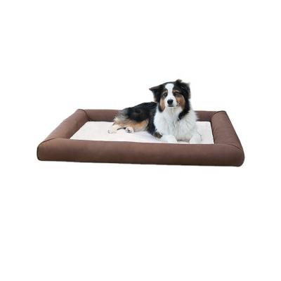 China Hot-selling Luxury Soft Outdoor Heated Dog Beds Sustainable Pet Heated Bed for sale