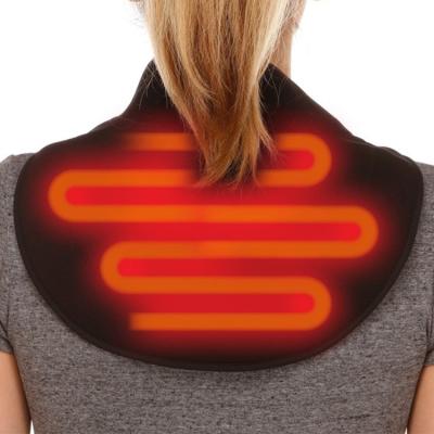 China New Design Breathable Shoulder Neck Wrap Hot-selling Wireless Usb For Winter Cross Shoulder Neck Wrap Wireless With Heating Pad for sale