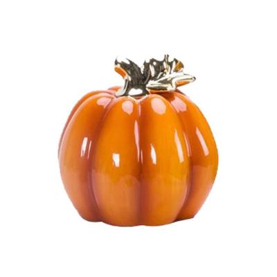 China American Elegant Chinese Pottery Figurines Dolomite Pumpkin Plant Decoration for sale