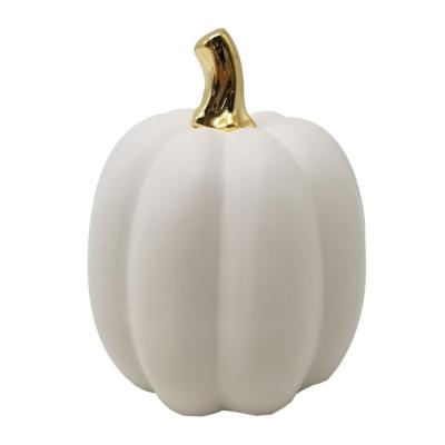 China Modern American Creative Ceramic Glaze Supply Ware Pottery Dolomite Pumpkin Decoration for sale