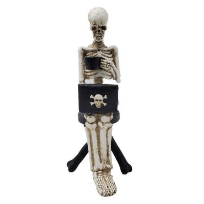 China Europe Uniquely Designed Decoration Skeleton Polyresin Halloween Party Decoration for sale