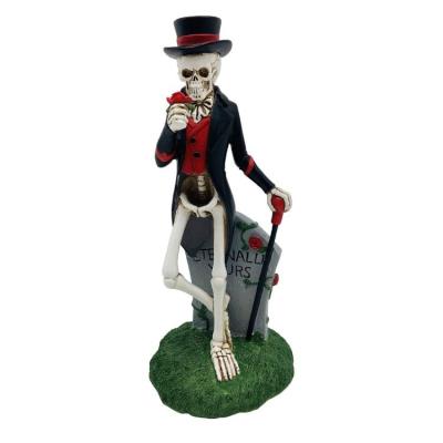 China From Europe human head resin craft statue polyresin skeleton decoration only for sale