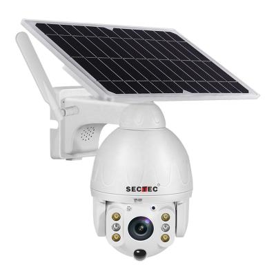 China 2022 New Arrival Solar CCTV Camera Speed ​​Dome 4G Ptz Camera HD 1080P PIR Waterproof Security Wireless Wifi from Sectec NIGHT VISION for sale