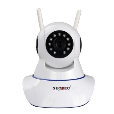 China Smart Home 1MP Alarm Push Motion Detection Two Cable Wifi Wireless Indoor CCTV IP Camara IP Wifi Camera NIGHT VISION Sectec HD Surveillance for sale