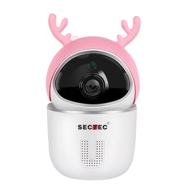 China Sectec HD 1080P NIGHT VISION Smart Security Camera CCTV Surveillance Cam Mini Wifi Wireless IP Two Way Audio Camera for sale