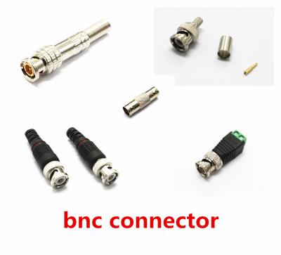 China audio & Video RG6, RG58, RG59, RG174cctv BNC male pulg connector with crimp for sale