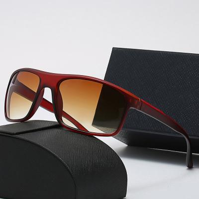 China New Fashion Sun Glasses Sunglasses Classic Brand Design Driving Square Frame Sunglasses Outdoor Shading For Men for sale