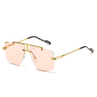 China Trend New Fashion Unisex Soft Generosity Sunglasses Street Photo Sunscreen UV Motor Cool Glasses for sale