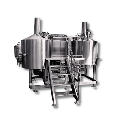 China Brewing Plant Volume 100L 200L 300L 500L Small Lager Craft Beer Brewing Equipment for Restaurant and Microbrewery for sale