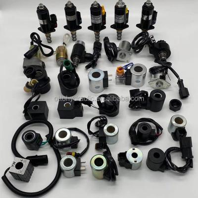 China Construction worksÂ   Excavator Spare Parts 14550884 Ec210 Solenoid Valve Coil for sale