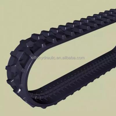 China Building Material Stores Guangzhou OTTO Mini Excavator 400x72.5x72 Rubber Track Manufacturer for sale