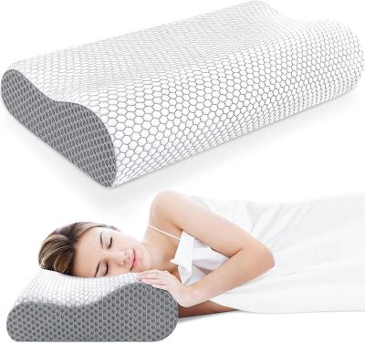 China Almohadillas cervicales para el cuello Dormitorio Almohada para aliviar el dolor de cuello Almohada de contorno ortopédico ergonómico en venta