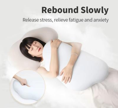 China Forma de nube alivio del dolor contorno Ortopedia Cama cervical almohada de espuma de memoria de sueño almohada de espuma de memoria ortopédica en venta