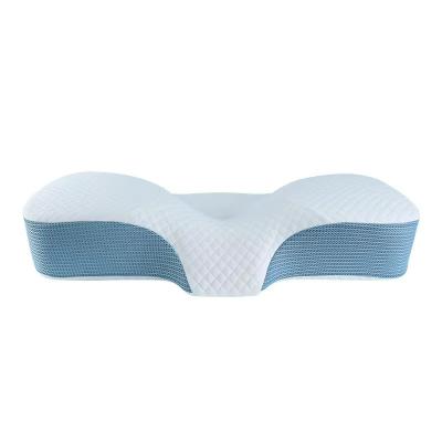 China Portable Contoured Memory Foam Pillow Lightweight Contoured Orthopedic Pillow for sale