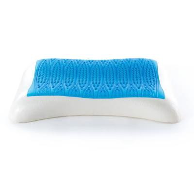 China Memory Cotton Contour Cooling Gel Pillow Pain Relief shoulders Support for sale