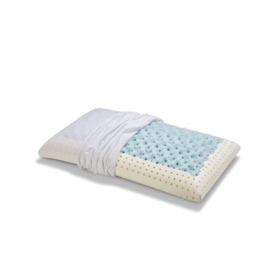 China Temperature Regulating Gel Cooling Pillow Contoured Design Cooling Gel Foam Pillow for sale