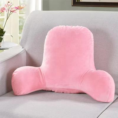 China Reading Bed Rest Relax Pillow Arms Shredded Memory Foam TV Pillow For Bed for sale