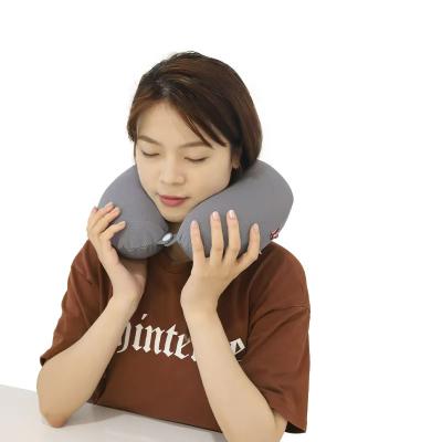 China Space Saving U Shape Travel Pillow Business Style Easy To Maintain U Neck Pillow for sale