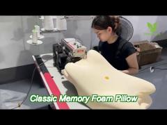 lightweight classic memory foam pillow hypoallergenic and safe comfort contour pillow