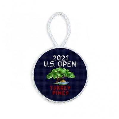 China Decoration 2021 United States Torrey Pines Needlepoint Christmas Ornament open for sale