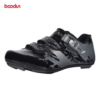 China Boodun Breathable Road Bicycle Cycling Shoes Breathable Road Bike Racing Athletic Shoes for sale