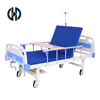 China Beautiful Pretty Manual Hospital Clinic Home Health Care Patient Medical Hospital Bed Prices for sale