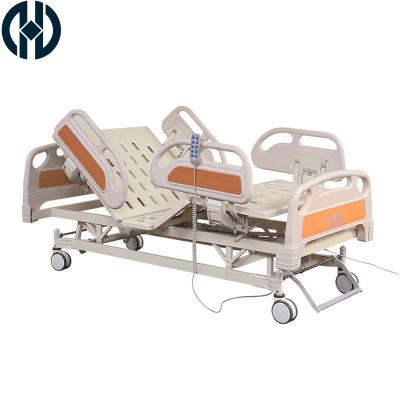 China Metal Height Adjustable Hospital Medical Beds For Clinic ABS Good Quality Disabled Patient Bed for sale