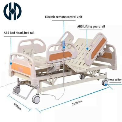 China Wholesale Factory Reasonable Price Metal Flexible Inpatient Bed Home Care Medical Beds for sale