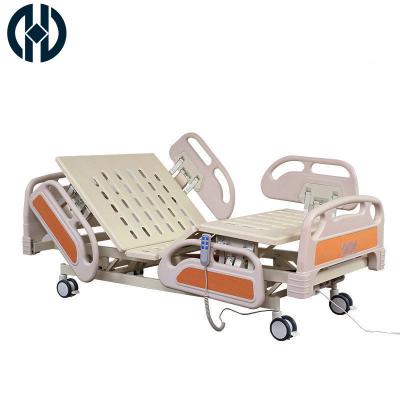 China Factory Wholesale Best Price Adjustable ICU 5 Functions Metal Height Electric Hospital Bed For Patient for sale