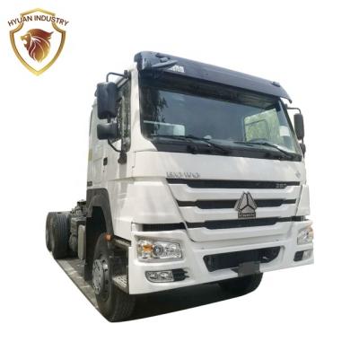 China Low price 371hp SINOTRUK 420hp used HOWO trailer main truck tractor head truck for sale 7000x2500x3100mm for sale