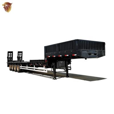 China Truck trailer gooseneck low bed trailers axle for flat lowbed trailer for sale for sale