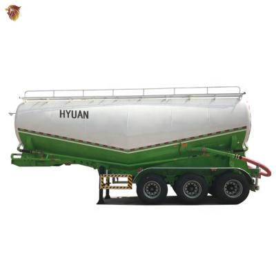 China Pneumatic Semi Truck Trailer 3 Axle Fly Ash Cement Bulker Silo Tanker Truck Trailer Low Price For Sale for sale