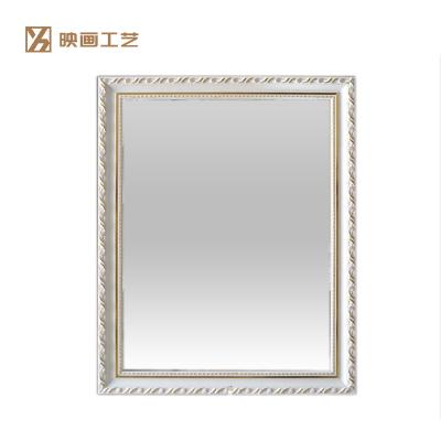 China European European style with the frame can be pasted with the explosion-proof bathroom mirror dressing room mirror wall-mounted mirror for sale